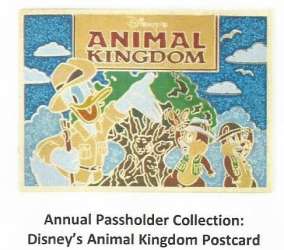 22478 - Passholder Exclusive Postcard Series - Animal Kingdom - Walt Disney World alternate image
