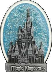16736 - Magic Kingdom - Cinderella Castle - Blue Glitter - Walt Disney World alternate image
