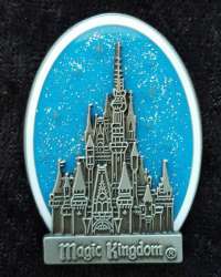 16736 - Magic Kingdom - Cinderella Castle - Blue Glitter - Walt Disney World alternate image
