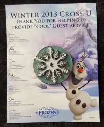 Cross U - Winter 2013 - Snowflake - WDW