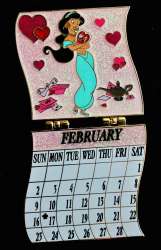 14948 - Princess Calendar 2014 - Jasmine - Disney Studio Store Hollywood / Soda Fountain alternate image