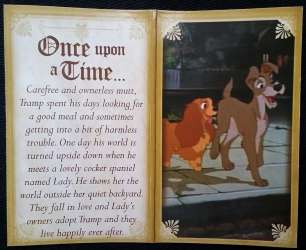 Once Upon a Time Gold Nameplate Mystery Collection - Tramp - WDW