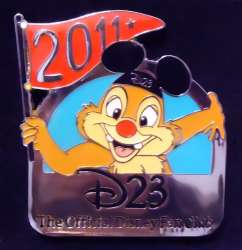 17125 - D23 Fan Club Renewal - 2011 Dale Wearing Mickey Ears Membership Renewal - Disney Fan Club alternate image