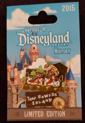 23408 - Piece of Disneyland History 2015 - Tom Sawyer's Island - Disneyland Resort alternate image