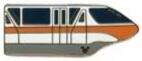 WDW Hidden Mickey Series 2007: Monorails - Monorail Orange - WDW