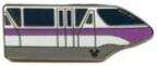 17183 - WDW Hidden Mickey Series 2007: Monorails - Monorail Purple - Walt Disney World alternate image