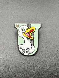 2011 Hidden Mickey - Alphabet Letters - U for Ugly Duckling - DLR