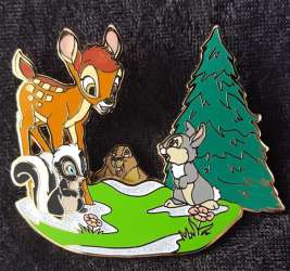 16142 - Groundhog Day - Bambi, Flower and Thumper - Walt Disney Imagineering alternate image