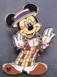 17296 - WDW Hidden Mickey Series 2010: Scoop & Friends - Mickey Mouse as Scoop Sanderson - Walt Disney World alternate image