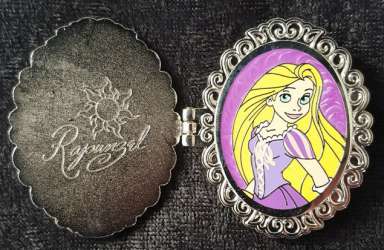8856 - Princess Symbol Locket - Rapunzel hinged icon - Disneyland Resort Paris alternate image