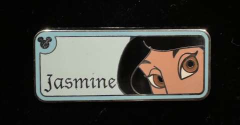 2008 Hidden Mickey - Rear View Mirror - Jasmine Completer - WDW