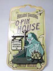 9347 - Haunted Mansion O'Pin House - Hatbox Ghost For Rent Pin - Disneyland Resort alternate image