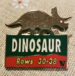 'Cast Lanyard Collection III - Animal Kingdom Parking Signs - Dinosaur (Rows 30-38) - WDW'