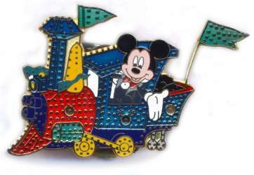 Mickey in Train