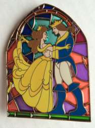 Stained Glass Prince &amp; Princess - Belle and Prince - DSUS