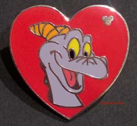 WDW Hidden Mickey Series 2010: Figment Collection - Heart Shape - WDW