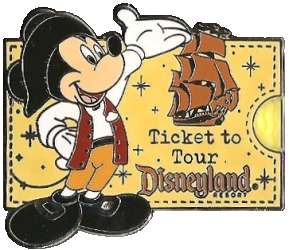 Ticket to Tour the Lore of Disneyland Series - The Sailing Ship Columbia - DLR