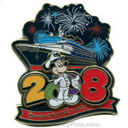 'Disney Cruise Line - Mickey Mouse Cruise Line Logo 2008 - DCL'