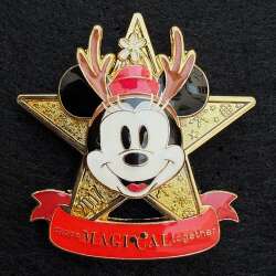 Minnie Mouse Star with Reindeer Antlers