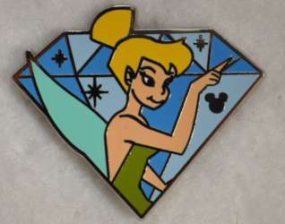 DLR Hidden Mickey Series 2015 Wave B: Diamond Celebration Characters Collection - Tinker Bell - DLR