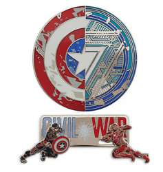 14542 - Captain America Civil War - Captain America: Civil War Limited Edition Pin Set - Disney Store US alternate image