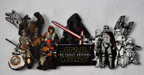 Star Wars: The Force Awakens - Rebel Resistance and First Order Characters - DSSH