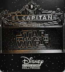 19503 - El Capitan Marquee Series - Star Wars: The Force Awakens - 3D Silver Diecast - Disney Studio Store Hollywood / Soda Fountain alternate image