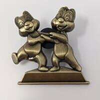 'Annual Passholder Ticket to Tour Disneyland - Gold Statue Chip and Dale - WDW'