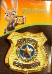 Police Officer Brooch Badge — Trust, Integrity, Bravery