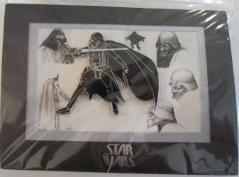 Star Wars Weekends 2014 - Jumbo Vader Pin With Print - WDW