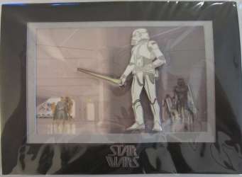 826 - Star Wars Weekends 2014 - Jumbo Stormtrooper Pin With Print - Walt Disney World alternate image