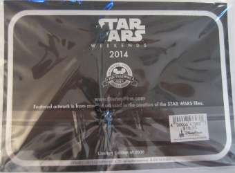 826 - Star Wars Weekends 2014 - Jumbo Stormtrooper Pin With Print - Walt Disney World alternate image