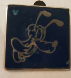 2009 Hidden Mickey - Character Outlines - Pluto Square - WDW