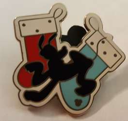 21605 - 2008 Hidden Mickey - Christmas Silhouette - Pluto - Disneyland Resort alternate image