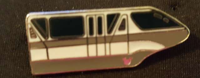 WDW Hidden Mickey Series 2007: Monorails - Monorail Silver - WDW