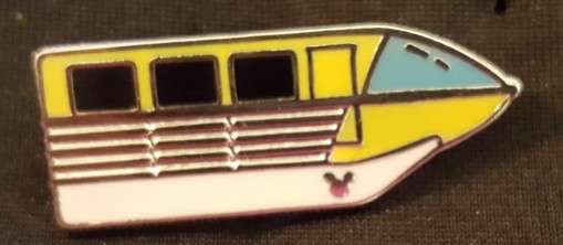 DLR Hidden Mickey Series 2011: Monorail Collection - Mark II Yellow - DLR