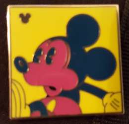 17285 - WDW Hidden Mickey Series 2010: Pie-eyed Neon Mickey Collection - Yellow, Pink, and Purple COMPLETER - Walt Disney World alternate image