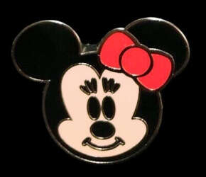 'Cute Characters - Heads Mini Pin Booster Set - Minnie ONLY - MLT'