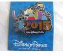 2015 Dated Year Pins - 2015 Dates Logo with Stitch - WDW