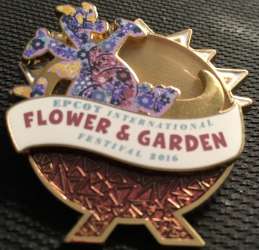 14532 - EPCOT International Flower & Garden Festival 2016 - Figment Annual Passholder - Walt Disney World alternate image