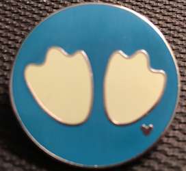 WDW Hidden Mickey Series 2008: Character Footprints - Donald Duck - WDW