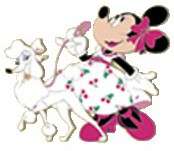 Vintage Minnie with Poodle