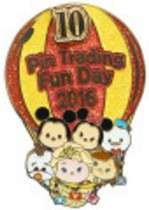 13246 - Pin Trading Fun Day 2016 - Tsum Tsum Hot Air Balloon - Hong Kong Disneyland alternate image
