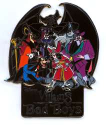 Chernabog, Jafar, Frollo, Hades, Hook, the Big Bad Wolf and Ratcliffe