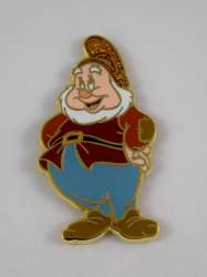 Disney Store - Snow White and the Seven Dwarfs Pin Set - Happy - DSUS