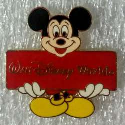 62137 - Mickey Mouse Holding Walt Disney World Sign - Walt Disney World alternate image