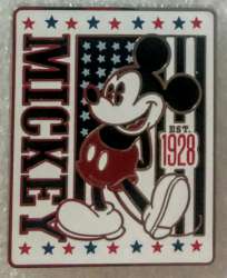 'Patriotic Mickey - USA Flag - Est. 1928 - MLT'