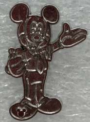 WDW Hidden Mickey Series 2013 Wave B: Disney&#039;s Pin Traders Icons Collection - Mickey Mouse CHASER - WDW