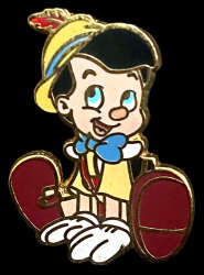 'Toddler Boys Mini-pin Booster Set - Toddler Pinocchio - 2009 Version - MLT'