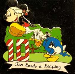 18803 - Twelve Days of Christmas 2002 Collection - Ten Lords a Leaping - Disneyland Resort alternate image